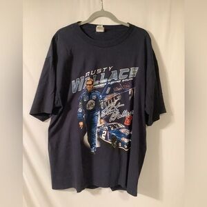 CHASE Authentics Nascar Rusty Wallace #2 Double-Sided T-Shirt